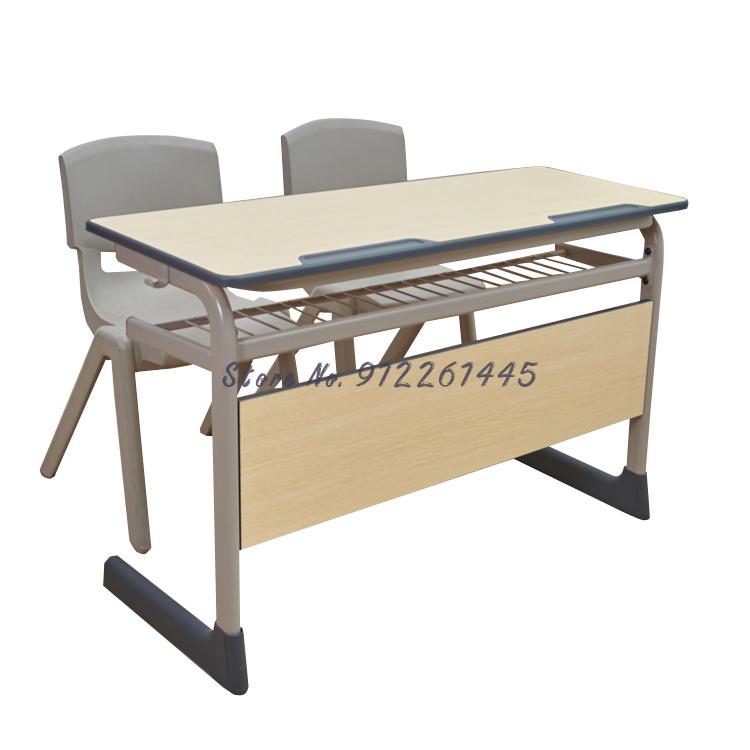 이중 책상 및 의자, 쓰기를 배우는 초등 중학생을위한 환경 보호 책상 상담 클래스